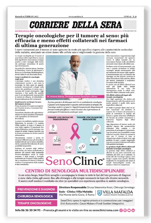 articoli pubbliredazionali medici mammografia oncologia