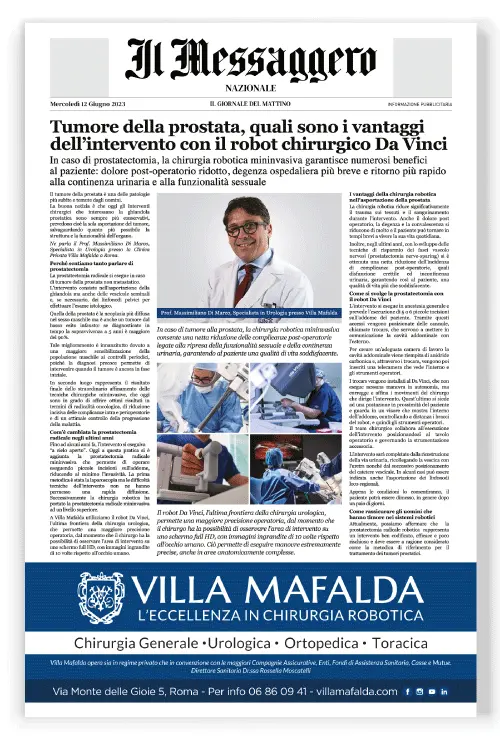 articoli pubbliredazionali medici urologia