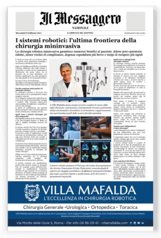 articolo chirurgia robotica