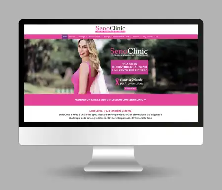 portfolio InClinic sito web senoclinic