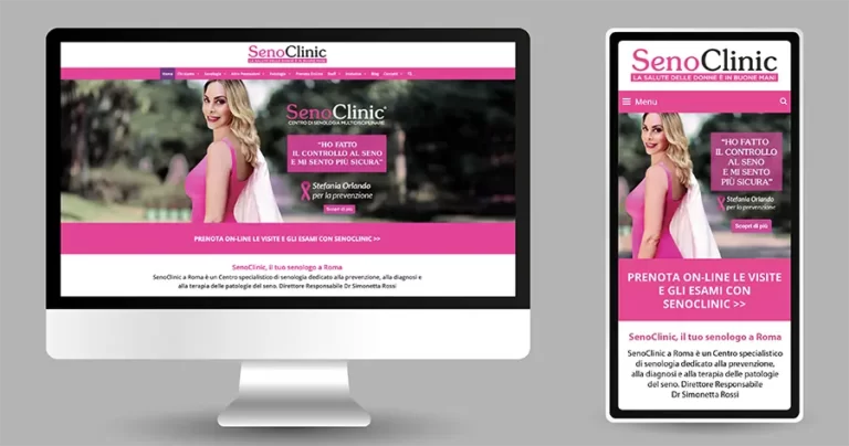 realizzazione sito web senoclinic