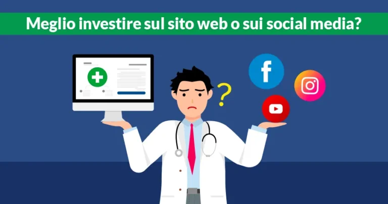 Per i medici è meglio investire sul sito web o sui social?