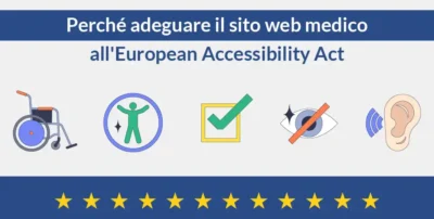 Perché adeguare il sito web medico all’European Accessibility Act